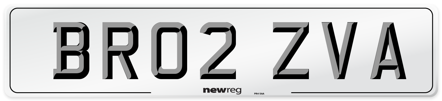 BR02 ZVA Number Plate from New Reg